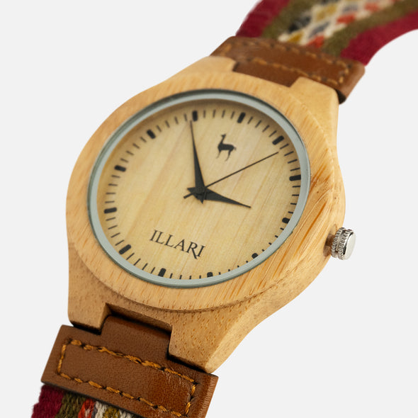 LLAMP’U ROJO | RELOJ INTIHUATANA | Colección CCOPI