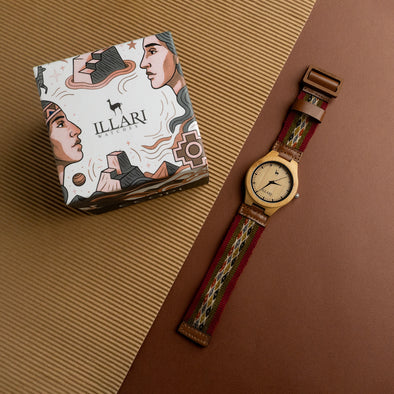 LLAMP’U ROJO | RELOJ INTIHUATANA | Colección CCOPI