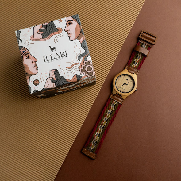 LLAMP’U ROJO | RELOJ INTIHUATANA | Colección CCOPI