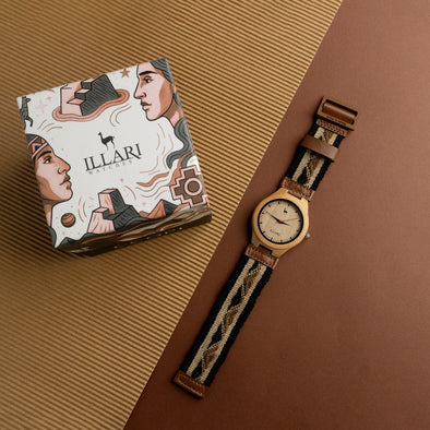 LLAMP’U NEGRO | RELOJ INTIHUATANA | Colección CCOPI