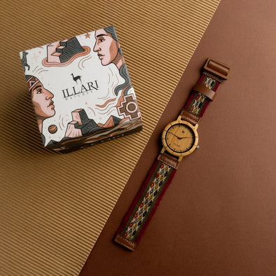 MUYUY ROJO | RELOJ INTIHUATANA | Colección CCOPI