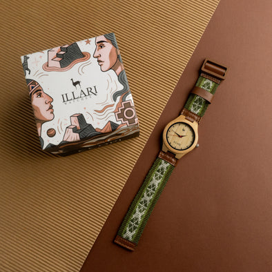 LLAMP’U VERDE | RELOJ INTIHUATANA | Colección CCOPI