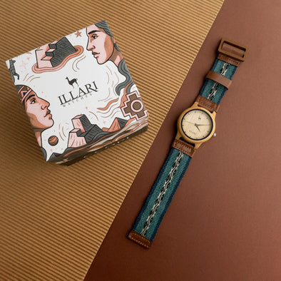 RUYRU AZUL | RELOJ INTIHUATANA | Colección CCOPI