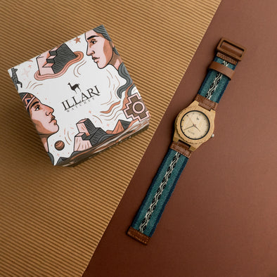 KIRU AZUL | RELOJ INTIHUATANA | Colección CCOPI