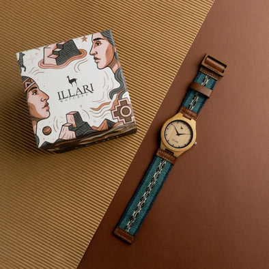 LLAMP’U AZUL | RELOJ INTIHUATANA | Colección CCOPI