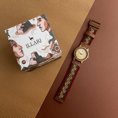 RUYRU ROJO | RELOJ INTIHUATANA | Colección CCOPI