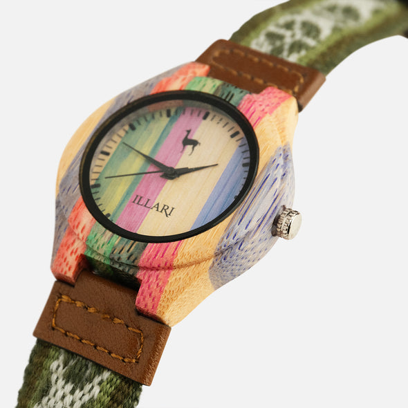 K’UYCHI VERDE | RELOJ INTIHUATANA | Colección CCOPI