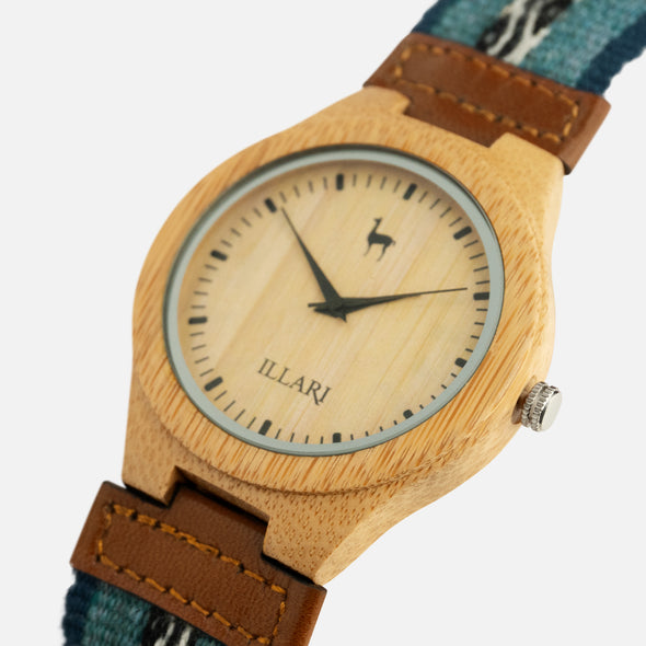 LLAMP’U AZUL | RELOJ INTIHUATANA | Colección CCOPI