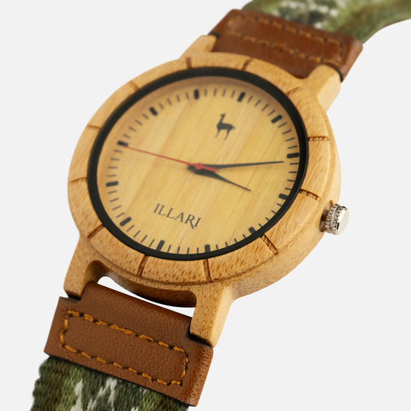 MUYUY VERDE | RELOJ INTIHUATANA | Colección CCOPI