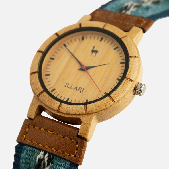 MUYUY AZUL | RELOJ INTIHUATANA | Colección CCOPI