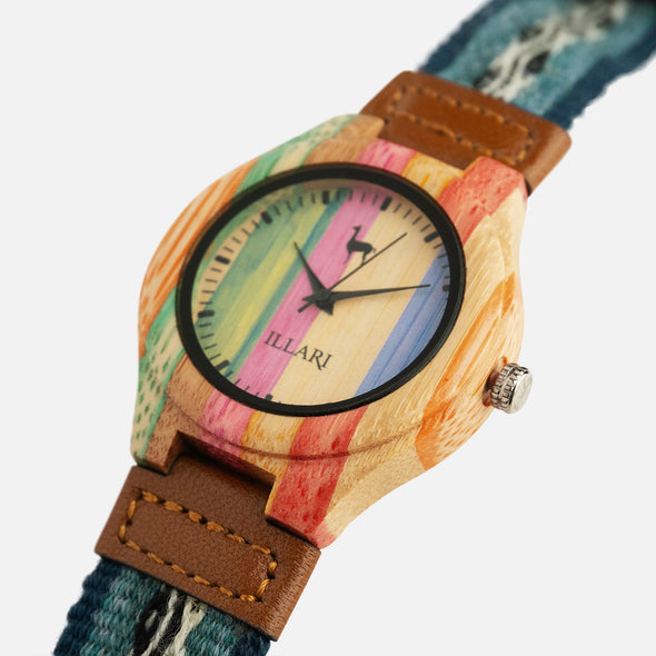 K’UYCHI AZUL | RELOJ INTIHUATANA | Colección CCOPI