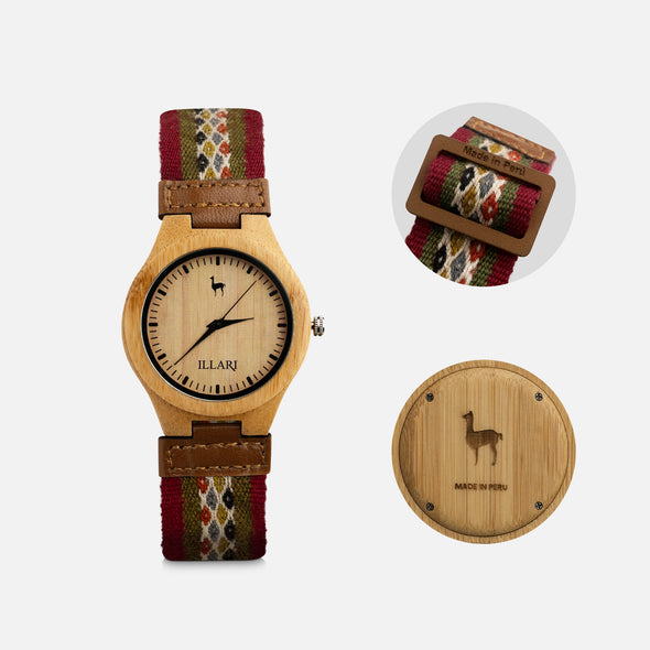 LLAMP’U ROJO | RELOJ INTIHUATANA | Colección CCOPI