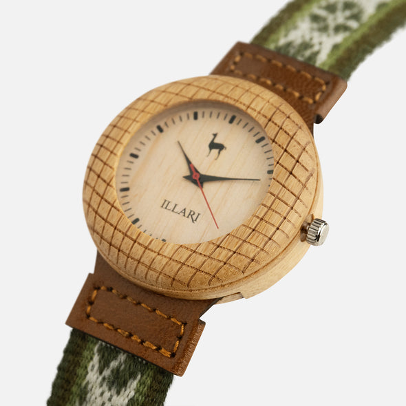 T’ANTITA VERDE | RELOJ INTIHUATANA | Colección CCOPI