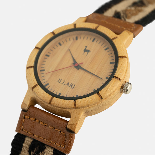 MUYUY NEGRO | RELOJ INTIHUATANA | Colección CCOPI
