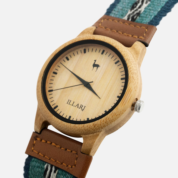 RUYRU AZUL | RELOJ INTIHUATANA | Colección CCOPI