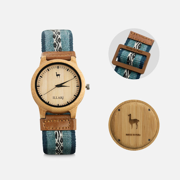RUYRU AZUL | RELOJ INTIHUATANA | Colección CCOPI