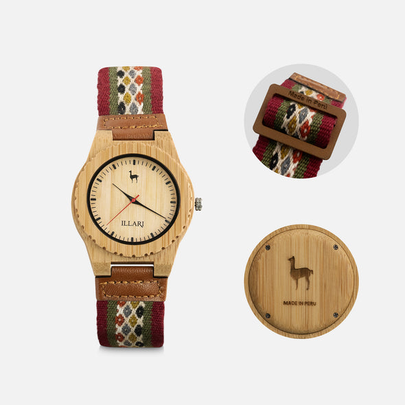 KIRU ROJO | RELOJ INTIHUATANA | Colección CCOPI