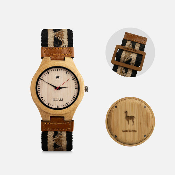 LLAMP’U NEGRO | RELOJ INTIHUATANA | Colección CCOPI