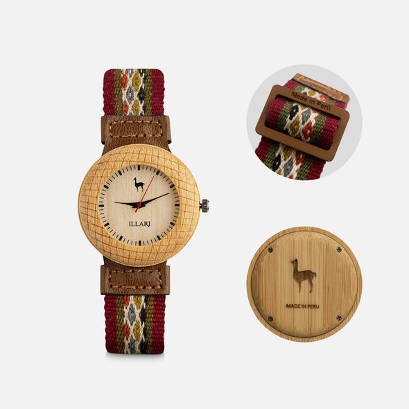 T’ANTITA ROJO | RELOJ INTIHUATANA | Colección CCOPI