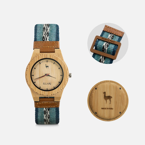 KIRU AZUL | RELOJ INTIHUATANA | Colección CCOPI