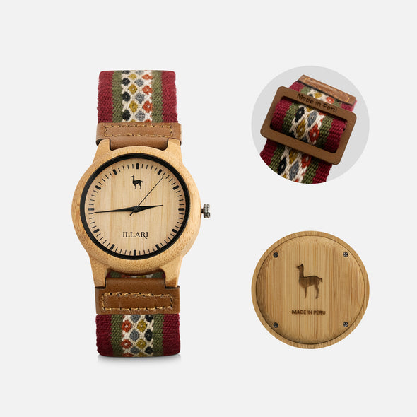 RUYRU ROJO | RELOJ INTIHUATANA | Colección CCOPI