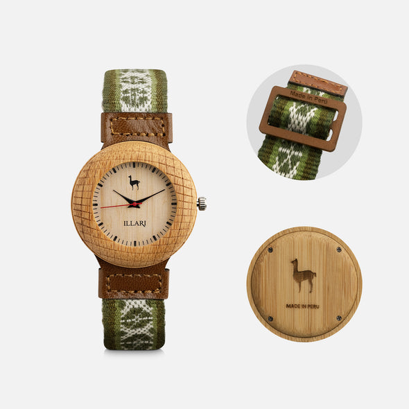 T’ANTITA VERDE | RELOJ INTIHUATANA | Colección CCOPI