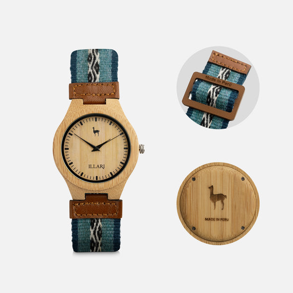 LLAMP’U AZUL | RELOJ INTIHUATANA | Colección CCOPI