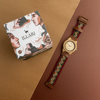 KIRU ROJO | RELOJ INTIHUATANA | Colección CCOPI