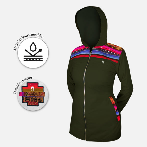 CASACA COYA VERDE OSCURO