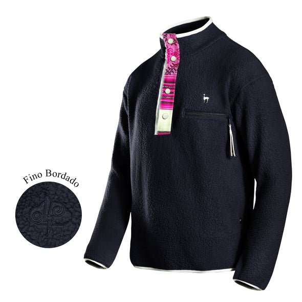 POLERA ILLAPA AZUL MARINO