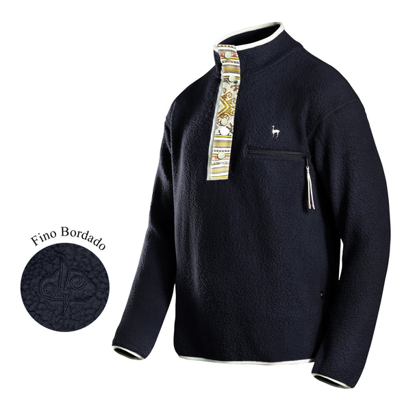 POLERA ILLAPA AZUL MARINO