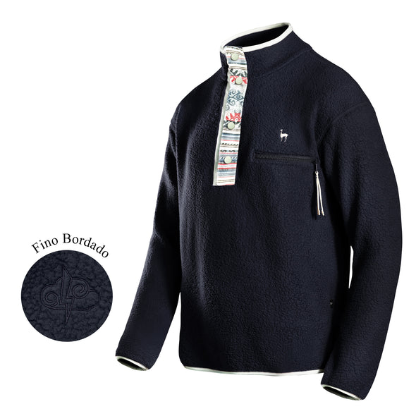 POLERA ILLAPA AZUL MARINO