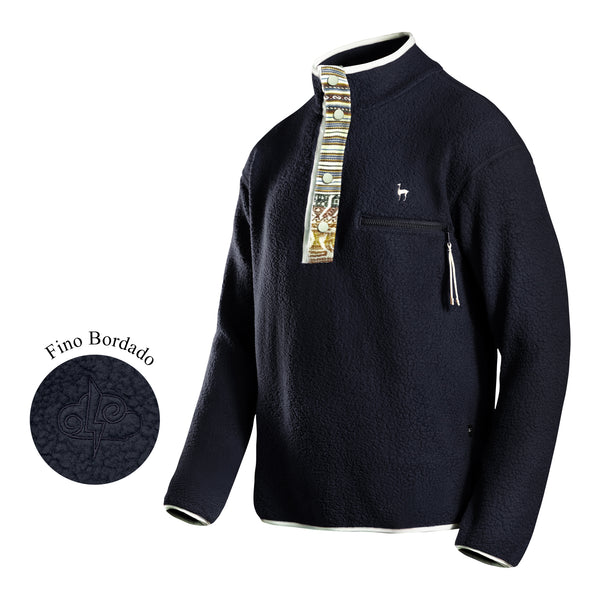 POLERA ILLAPA AZUL MARINO