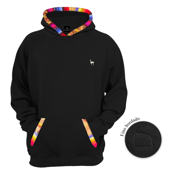 POLERA 12 ÁNGULOS NEGRO