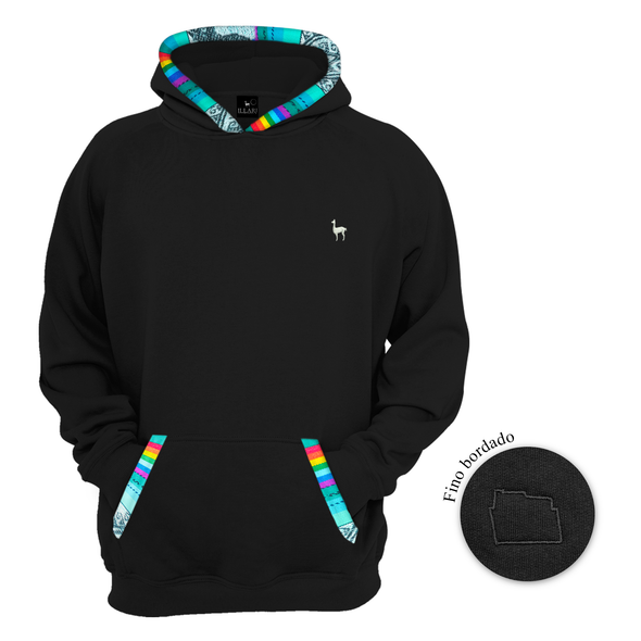 POLERA 12 ÁNGULOS NEGRO
