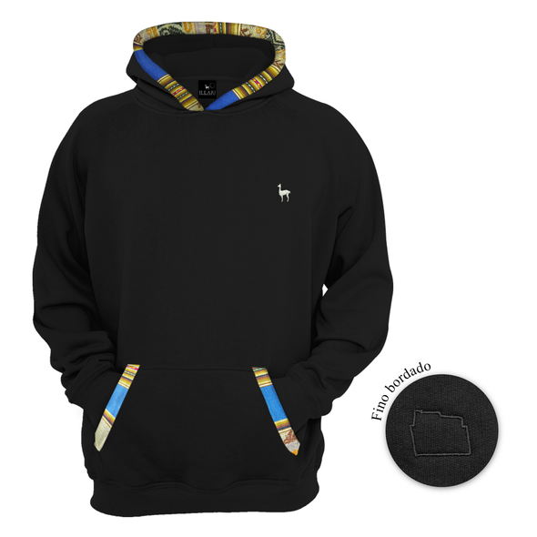 POLERA 12 ÁNGULOS NEGRO