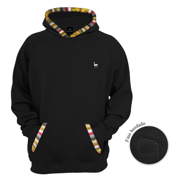 POLERA 12 ÁNGULOS NEGRO