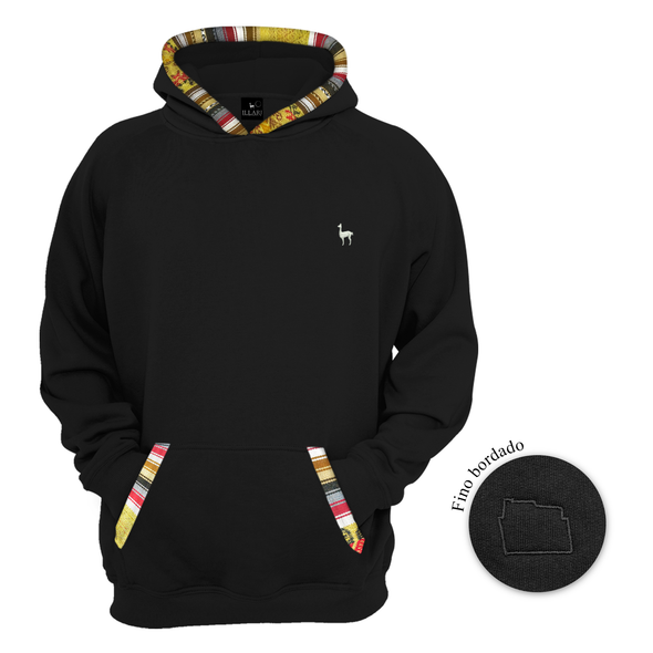 POLERA 12 ÁNGULOS NEGRO