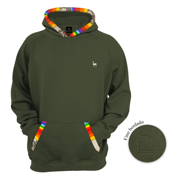 POLERA 12 ÁNGULOS VERDE