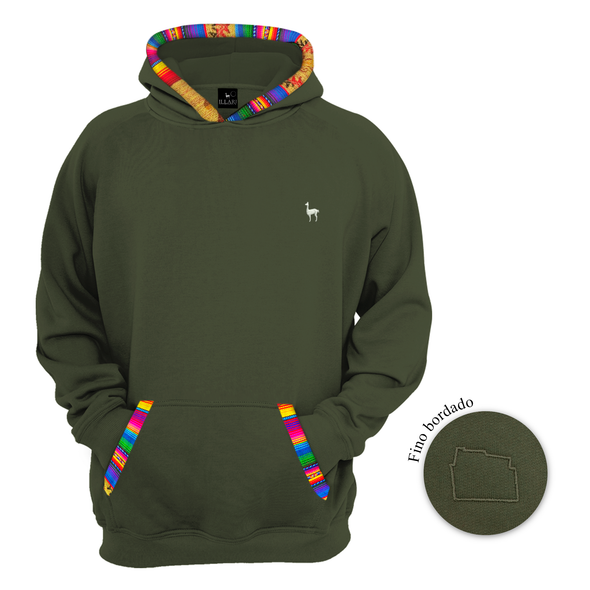POLERA 12 ÁNGULOS VERDE