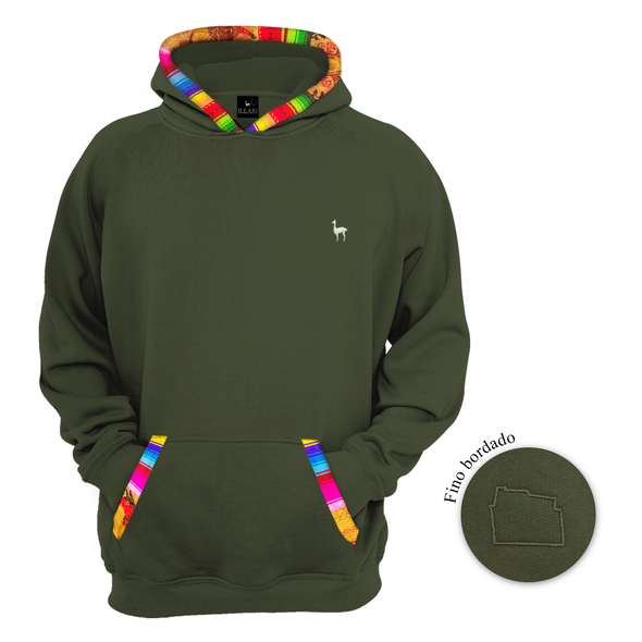 POLERA 12 ÁNGULOS VERDE