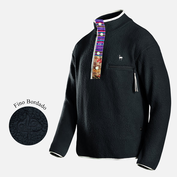 POLERA ILLAPA AZUL MARINO