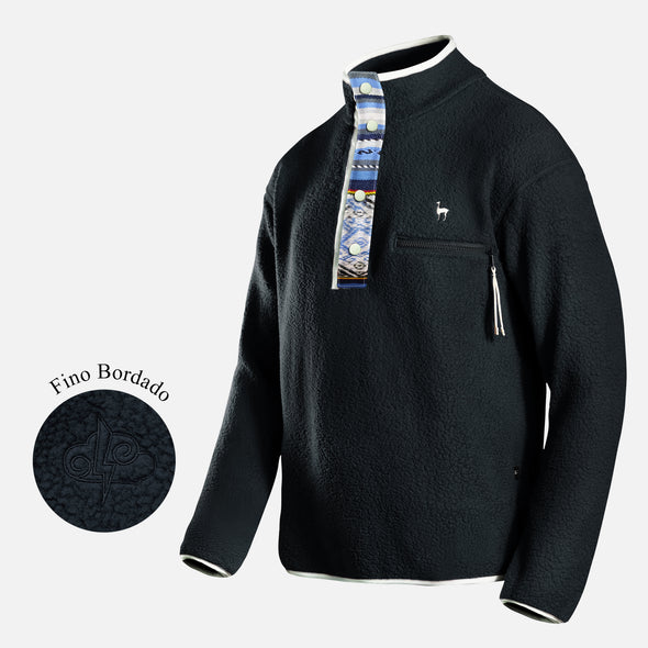 POLERA ILLAPA AZUL MARINO