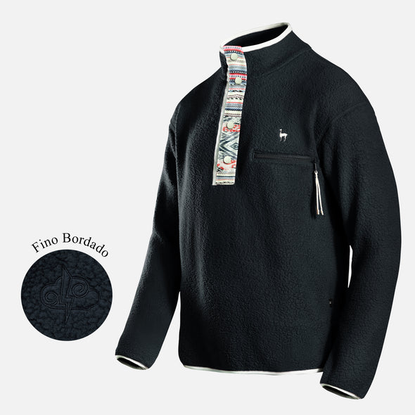 POLERA ILLAPA AZUL MARINO