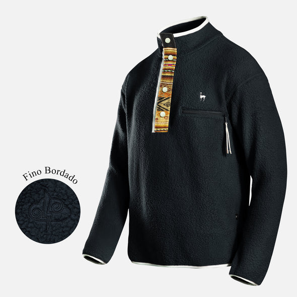 POLERA ILLAPA AZUL MARINO