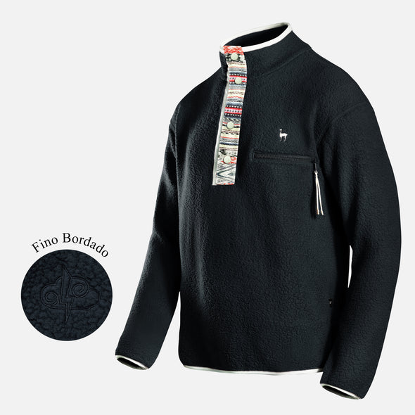 POLERA ILLAPA AZUL MARINO