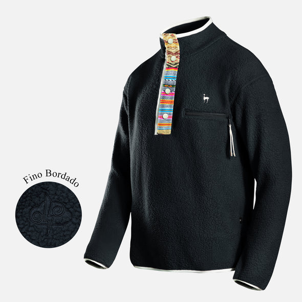 POLERA ILLAPA AZUL MARINO