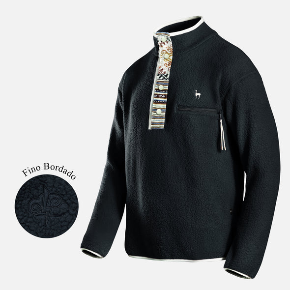 POLERA ILLAPA AZUL MARINO