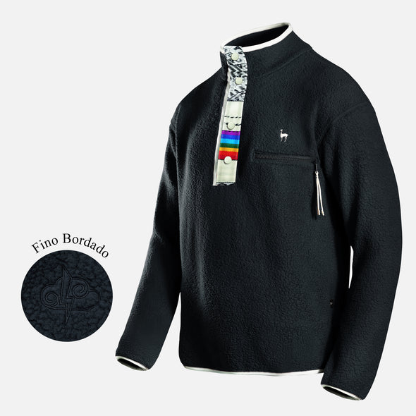 POLERA ILLAPA AZUL MARINO