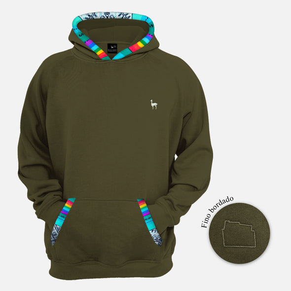 POLERA 12 ÁNGULOS VERDE